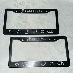 Poshmark (2) License Plate frame 🚗 NEW!